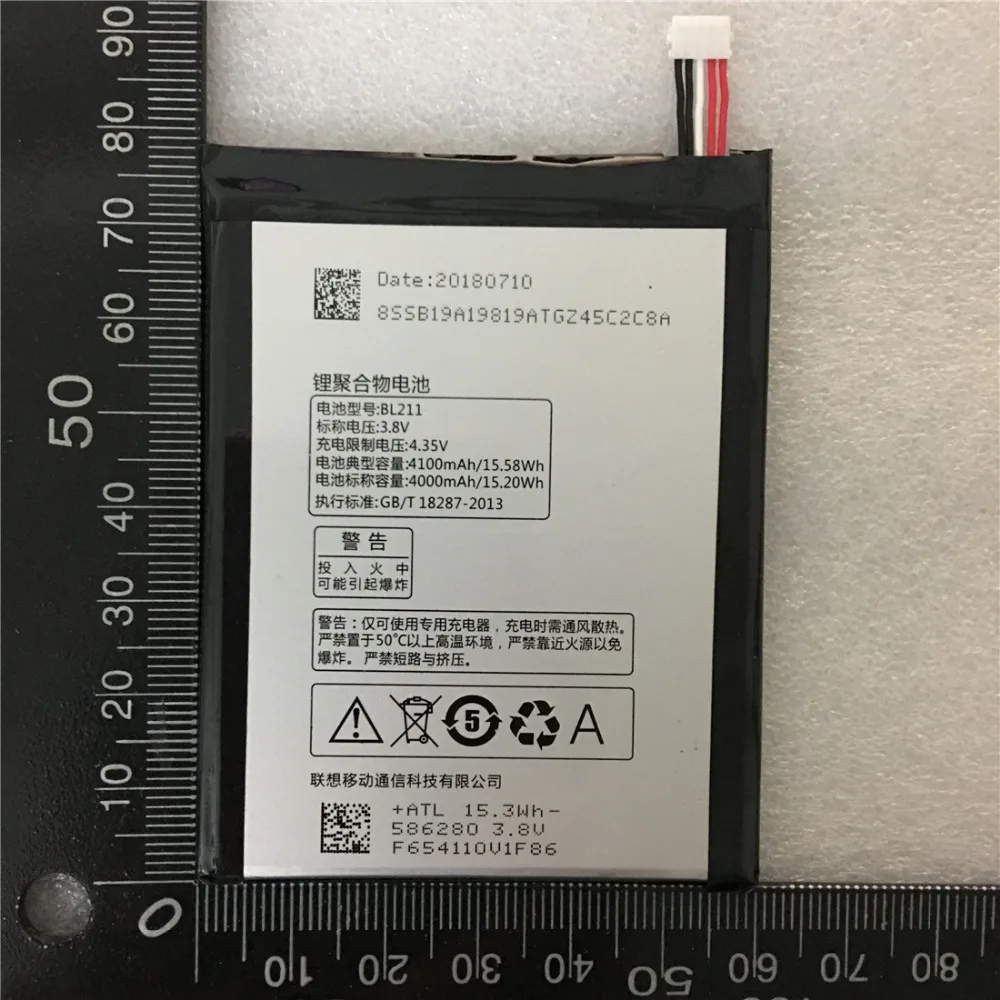 

2018 New Original Battery BL211 Replacement Battery Bateria For Lenovo P780 BL 211 BL-211 Mobile Phone Batteries Accumulator