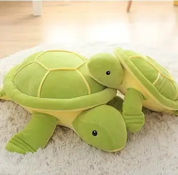 

50cm cute turtle pillow cushion down cotton soft plush toy Green Sea Turtles / Tortoise doll for kids gift