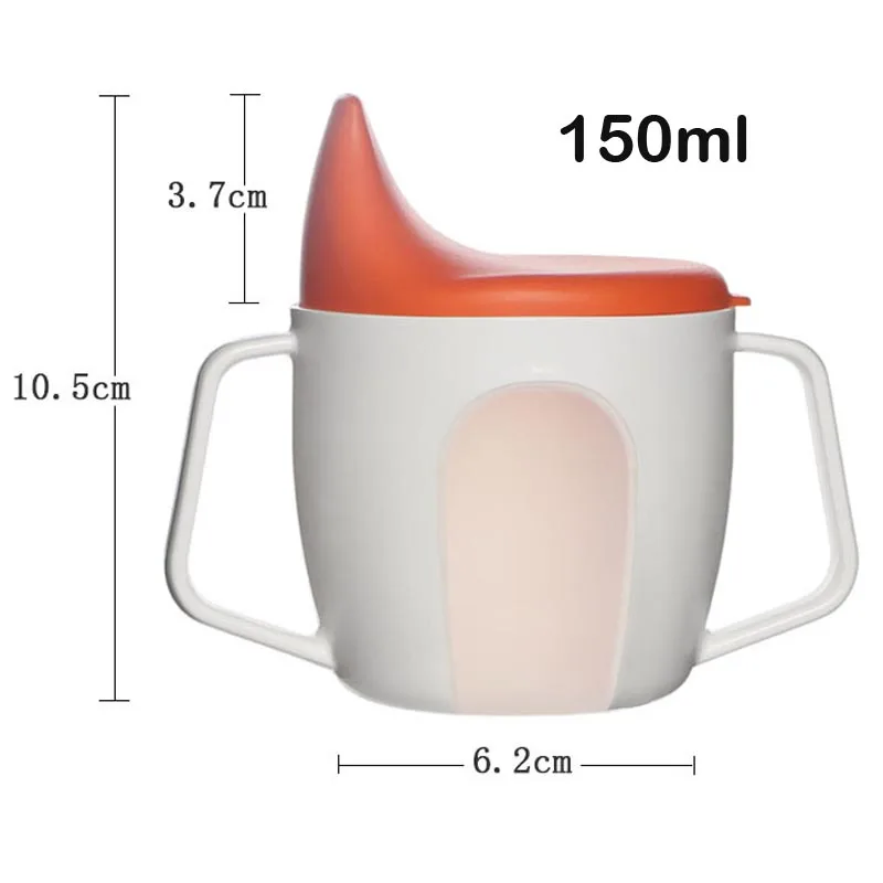 150 мл клюв утки чашка Детская кружка для кормления дети учатся для кормления питья бутылка с ручкой, детский учебный Поильник