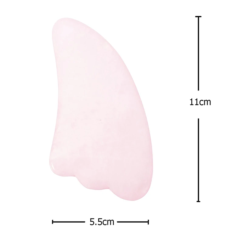 KiWarm различные качества натуральный розовый кварц драгоценный камень кристалл Gua Sha доска здоровье красота уход за телом выскабливание камень для спа массажа