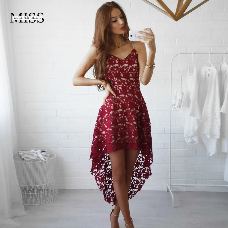 New 2019 Sleeveless Lace Dresses Party Dress Red Summer Sexy Beach Wedding Clothes Plus Size V Neck Vintage Vestidos Red Dress Lace Dresses Party Dresses Vintage Vestidolace Dress Aliexpress