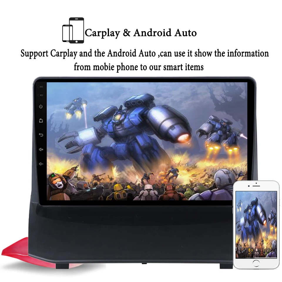 Discount Octa core Android 9.1 Car DVD For Fiesta 2009 2010 2012 2013 2014 2015 2016 Auto Radio GPS Navigation Audio Video DAB+ Cassette 5