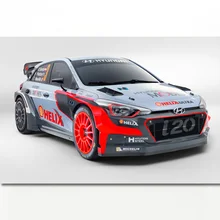 Спортивный автомобиль hyundai i20 WRC гоночные автомобили плакат холст художественные принты настенные картины для декора гостиной