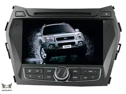 4UI intereface объединены в один система dvd-плеер автомобиля для hyundai Santa FE/IX45 2013 2014 рулевой карту камера gps navi ТВ BT