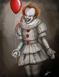 Movie It 2017 Pennywise Шелковый постер 24x36 дюймов 05 | Дом и сад