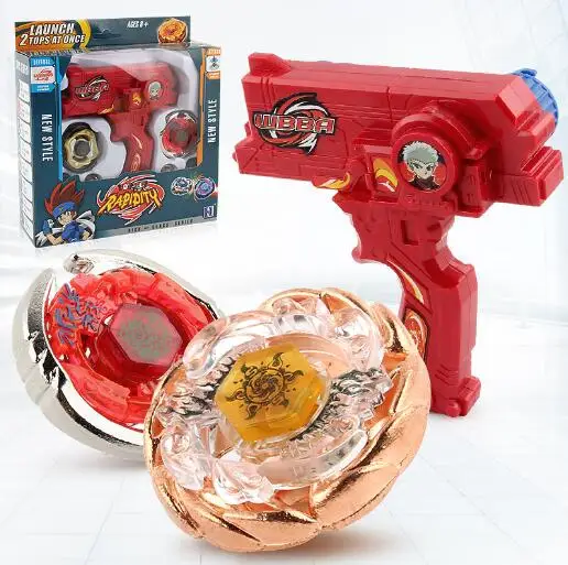 Spinning Top 3010 Rapidity Top Fighting Gyro Starter Set with Launcher