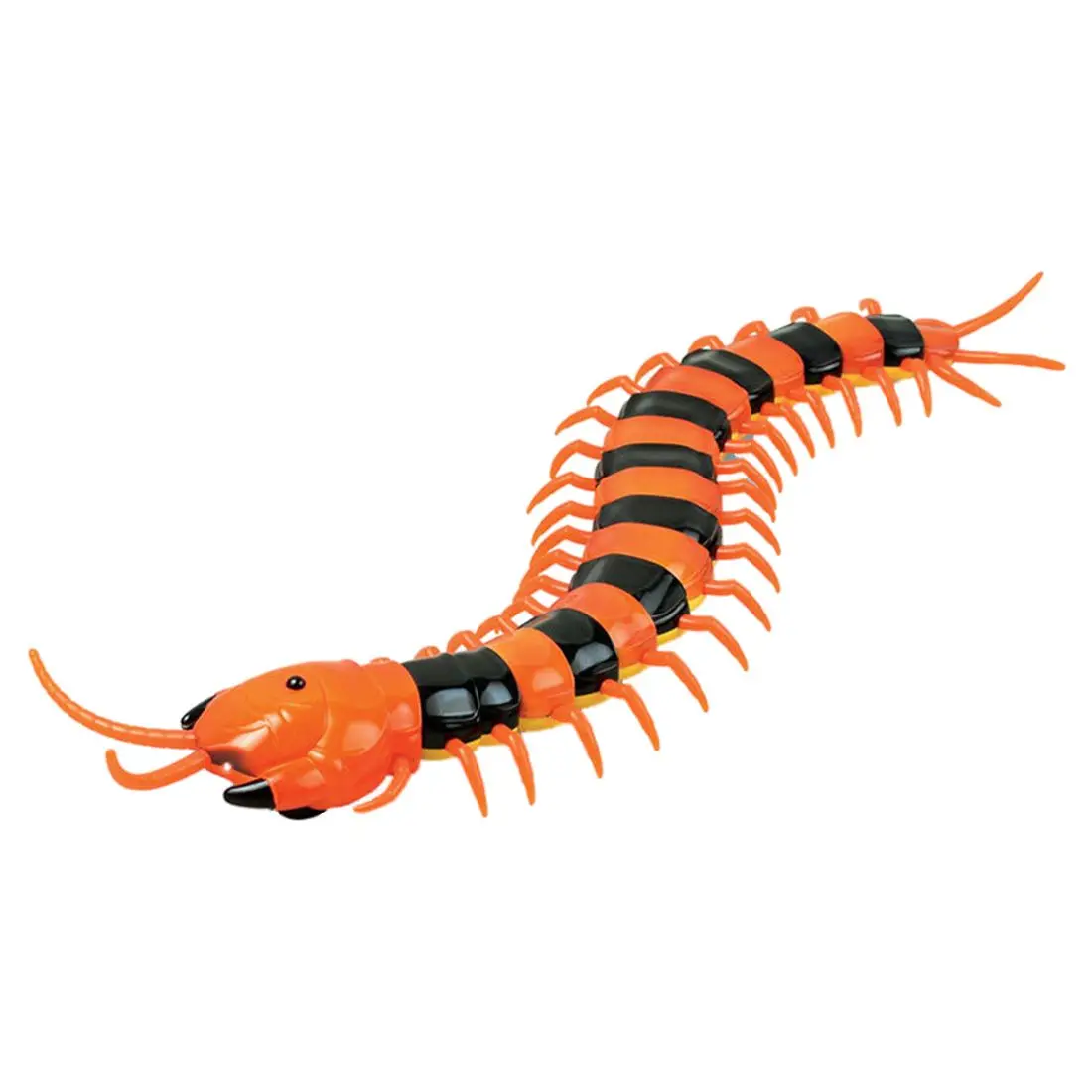 Инфракрасный RC Дистанционное Управление сороконожка Scolopendra жуткие-crawly детская игрушка в подарок, оранжевого и черного цвета