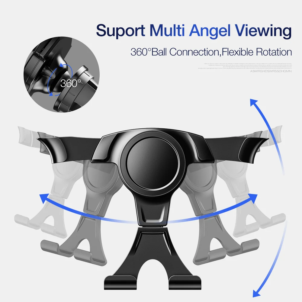 KISSCASE Gravity Автомобильный держатель для телефона в Автомобиле вентиляционное отверстие подставка для iPhone samsung Мобильная подставка для смартфонов Voiture