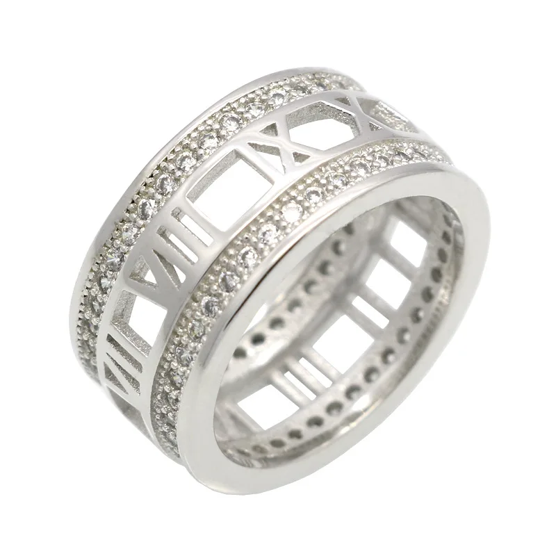 Crystal Rings Female Stainless Steel Wedding Engagement Charm For Women Fashion Jewelry Size 6 8 9 | Украшения и аксессуары
