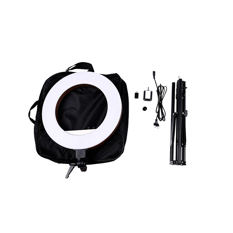  18 inch 480 PCS LED 5500K Dimmable Photography Photo Studio Phone Video LED Ring Light Lamp With Li