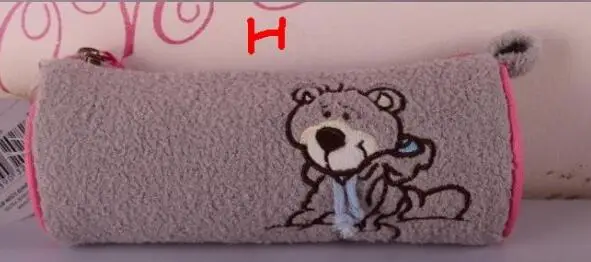 NICI plush animal cylinder Pencil bag bear polar bear koala sheep storage bag 1p
