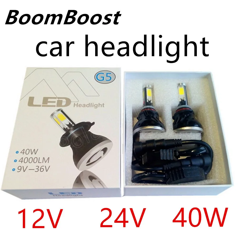 2 pieces 12V 24V 40W Auto Car Bulbs Super Bright White Car Headlight