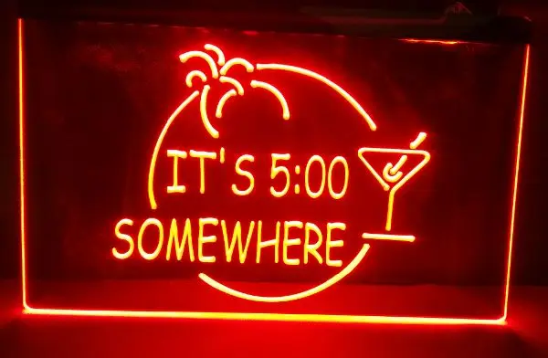 

ITS 500 SOMEWHERE MARGARITA NEON Bar NEW carving signs Bar LED Neon Sign vintage home decor