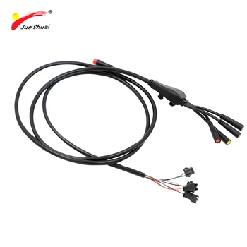 

jueshuai Electric Bike Cable Main Wire LED LCD Display Controller Throttle Waterproof Connector Electric Bicycle Accessories