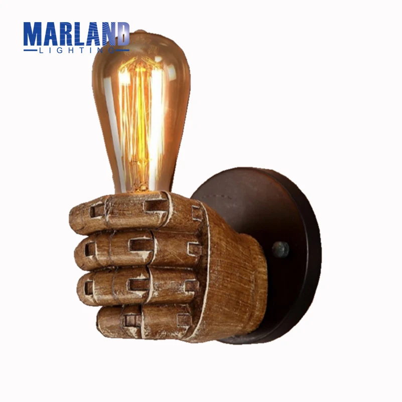 

Art Decor Left Hand Right Hand Bedside Wall Light Loft Style Resin Metal Wall Sconce For Home Wall Lamp Indoor Lighting(BU5534)