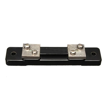 

FL-2 DC 75mV 50A Current Shunt Resistor for Ammeter Amperemeter Panel Meter Black