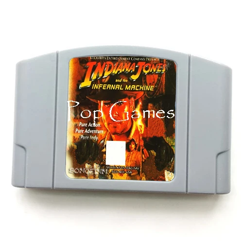 

Save Indiana ones and the Infernal Machine English Language for 64 bit NTSC Video Game Console