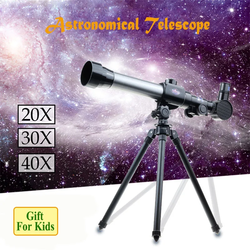 40X Outdoor Monocular Space Astronomical Telescope With Portable Tripod