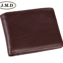 Модный кофейный мужской кошелек из натуральной кожи, клатч 8054C