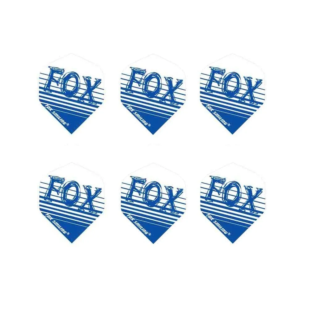 Fox Smiling 2BA 35 мм нейлон Дротика валы с Дротика s полеты дардо перо Листья набор красочные аксессуары для игры в дартс Дротика настольные игры - Цвет: 6 flight blue2