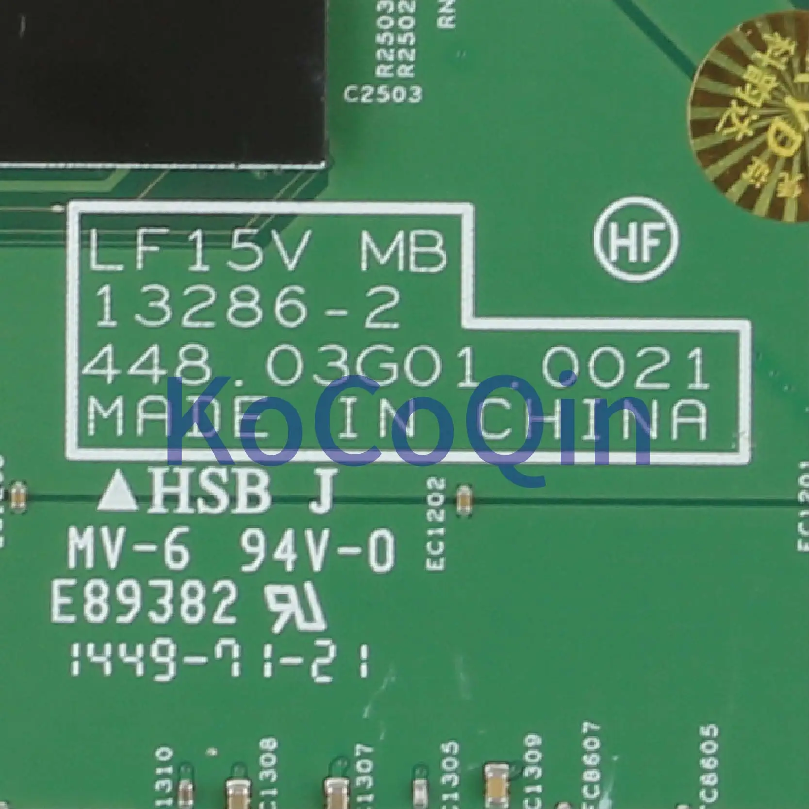 Ideal  KoCoQin Laptop motherboard For LENOVO Edge 15 I5-5200U Mainboard 13286-2 448.03g01.0021 5B20H33165 