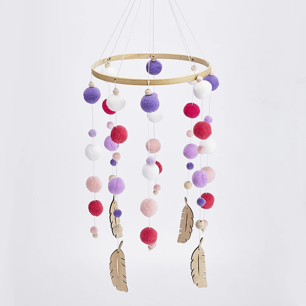 

Baby Mobile Crib With Music Holder Toddler Rattles Bracket Musical Mobile DIY Wind Chime Bed Bell Material Toy Handmade Toys
