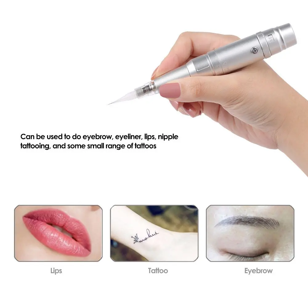  Store Promotion 35000R Import Motor Rotary Tattoo machine Permanent Makeup Pen For Eyebrows Microbl