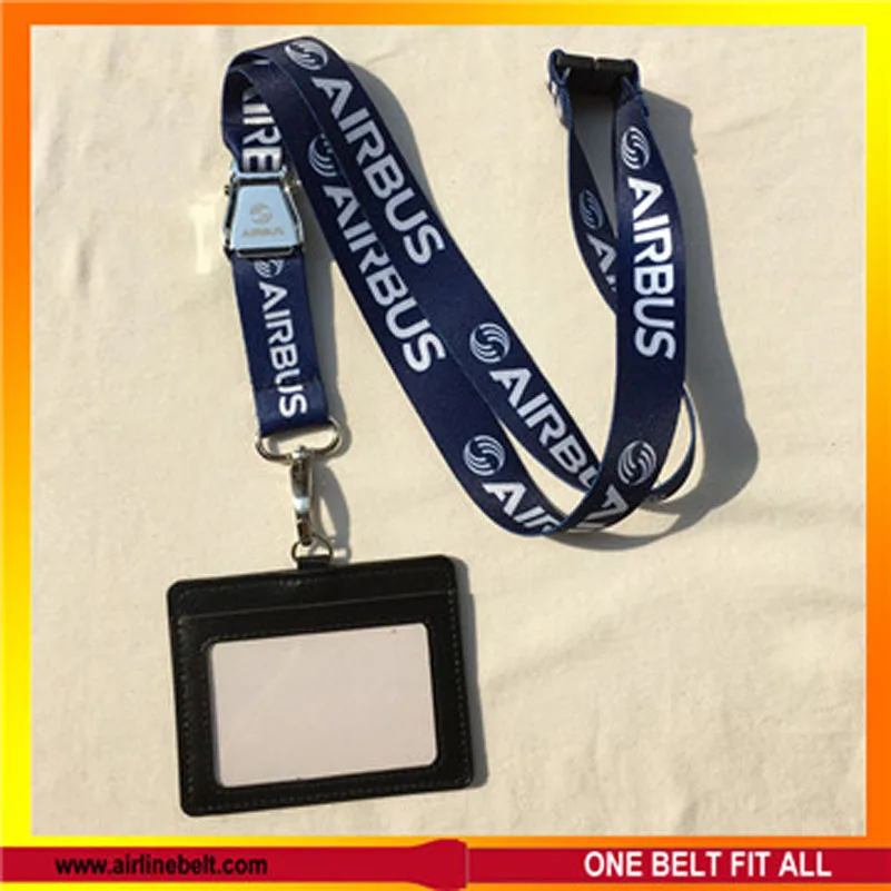 

New Airbus Lanyard with ID Card Holder Double Layer Two Decks Personality Unique Gift