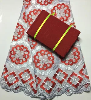 

African swiss voile lace high quality ,wedding lace African Fabric 100% Cotton Swiss Voile Lace matching aso-oke headtie NAX016