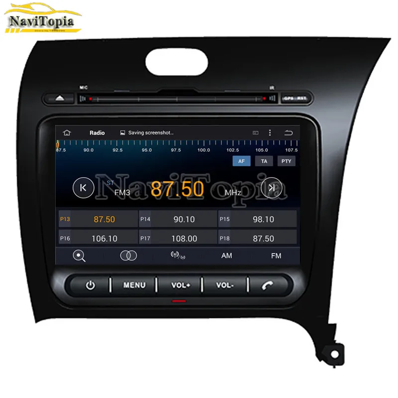 Excellent NAVITOPIA 4G RAM 64G ROM PX6 Six Core Android 9.0 Car DVD GPS Navigation for Kia Cerato/K3/Forte RHD 2013 2014 2015 2016 2017- 3