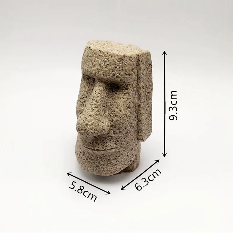 3D каменная статуя с пасхальным островом силиконовая форма для изготовления бетона модель diy свеча Мыло плесень инструменты для украшения дома