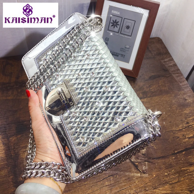 

Luxury Upgraded Diamond Fairy Shining Bag Women Chain Shoulder Bags Pouch Famous Designer Female Clutches Handbags gg Sac A Main