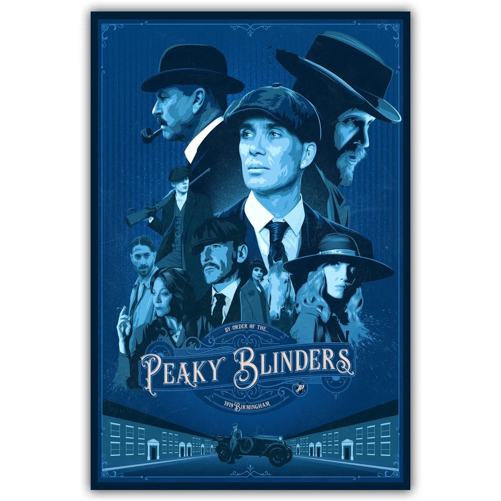 Peaky Blinders Кино ТВ стены Искусство Настенный декор шелковые принты художественные плакаты, постеры для гостиной без рамки - Цвет: 6