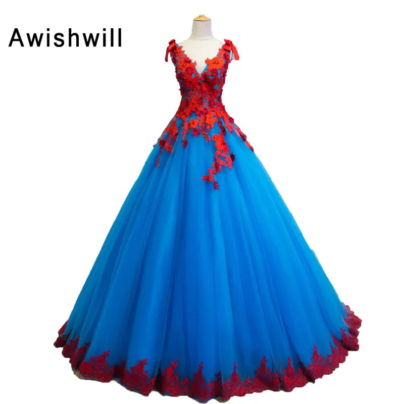 Vestido Longo Красочные Длинные Выпускные платья V шеи Кружева Тюль корсет Назад платье для светской львицы женское вечернее платье Robe De Soiree