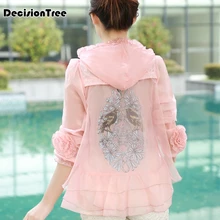 Женская кофта для скейтборда с длинным рукавом, кардиган, Солнцезащитная одежда, шифоновая блузка с принтом для скейтборда