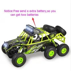 Новое поступление шесть колес Bigfoot RC вездеход 18628 2.4 г 4WD 1:18 дистанционного управления Рок Гусеничный гоночный багги автомобиль игрушки VS 12428