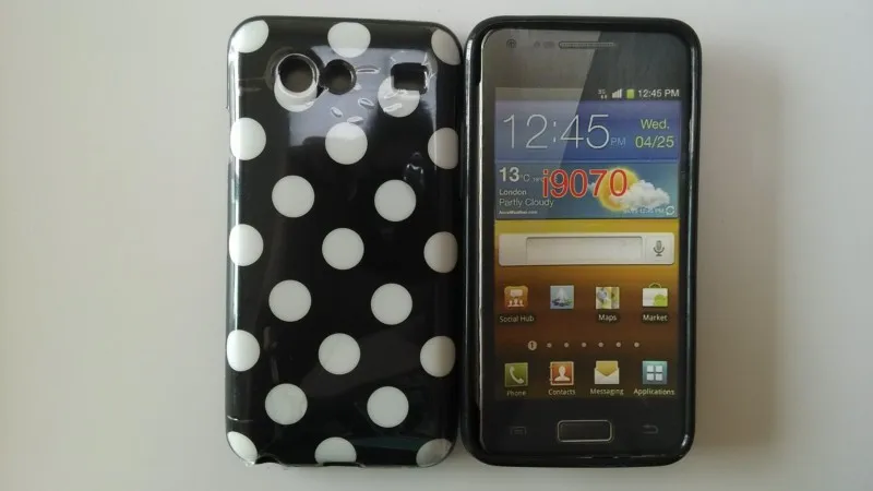 Samsung Galaxy S Advacne i9070 Polka Dots Case (10)