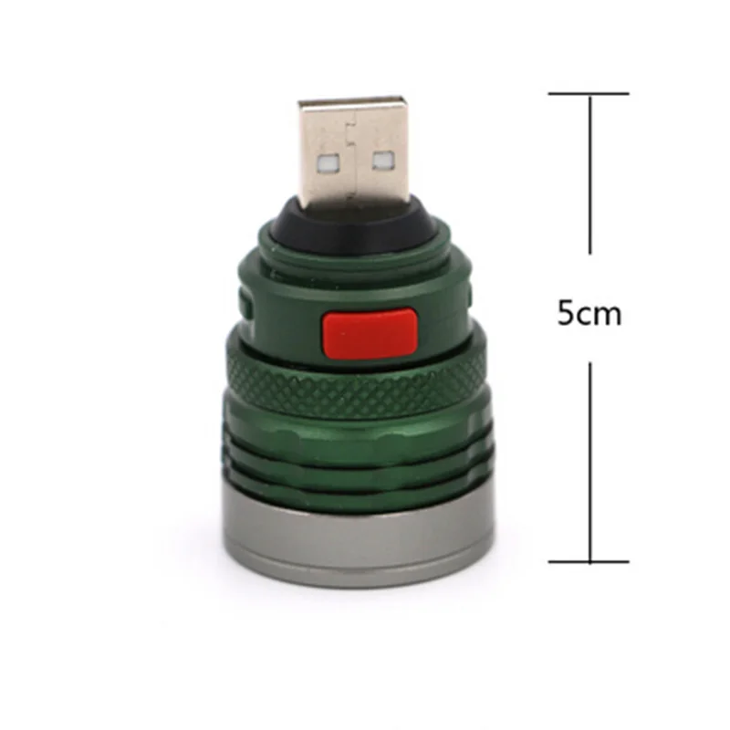Мини Usb светодиодный светильник Cree Q5 алюминиевый рабочий 2000LM водонепроницаемый