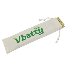 Stylish Bamboo Straws with Pouch