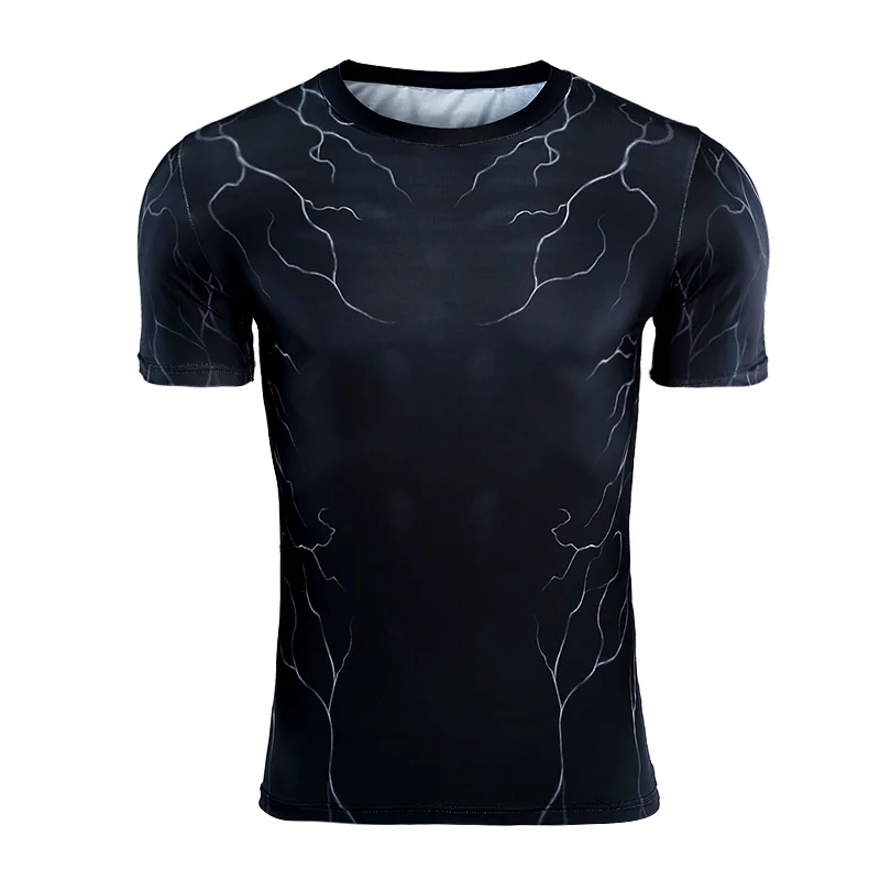 

Venom 3D Printed T shirts Men Compression Shirt 2018 Newest Cosplay Costume Short Sleeve Tee Tops For Male Clothing Black Friday