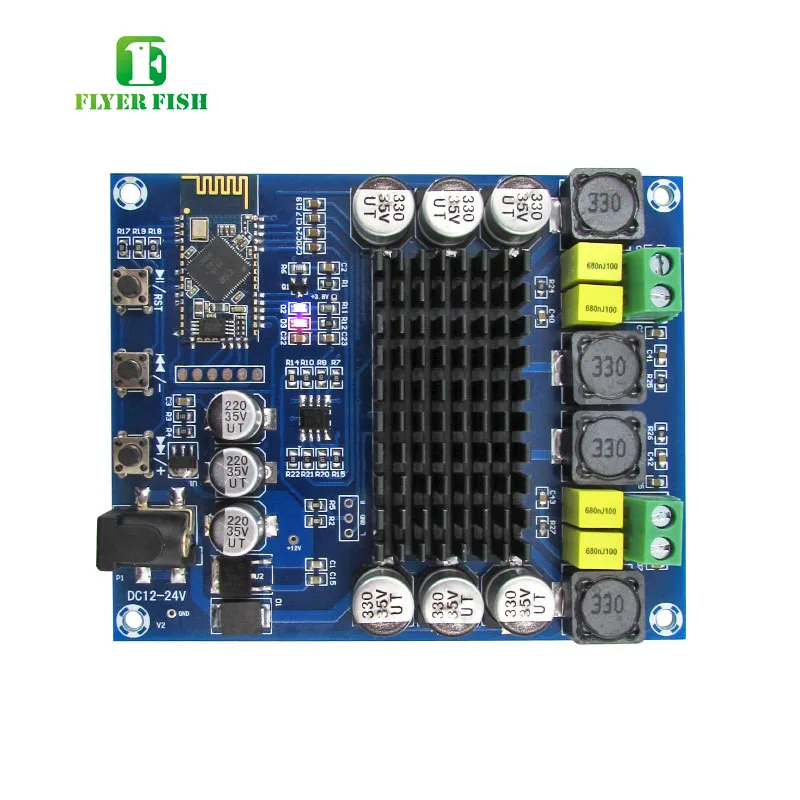 TPA3116 Bluetooth 4 2 цифровой усилитель плата 120 Вт * двухканальный 0 аудио модуль DC12-24V |