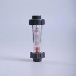 LZB-15S пластиковый измеритель расхода жидкости воды ротаметр (короткая трубка BSP резьбовое соединение) Диапазон потока 40-400L/h, LZB15S инструменты