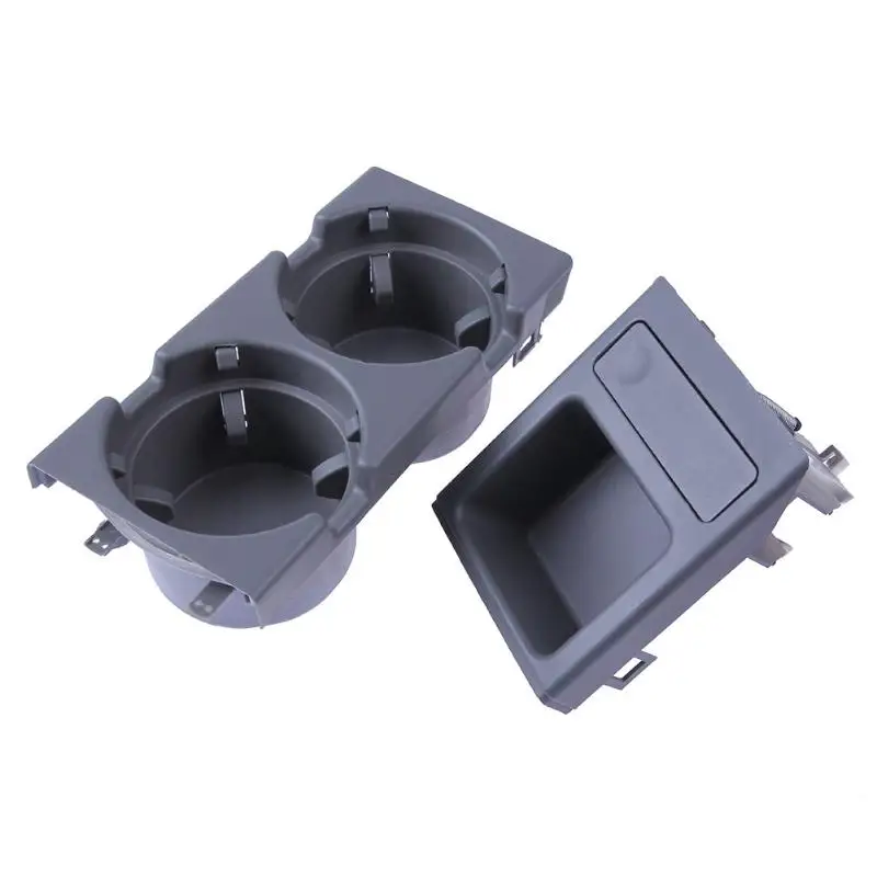 

1Pcs Cup Holder Coin Holder Combo Kit Centre Console Storage Tray For BMW E46 Car Styling Accessories Car Cup Holder Promotion