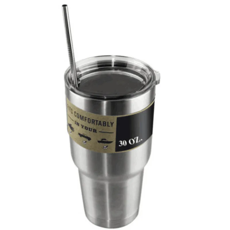 Straight Bent Stainless Steel Straw Drinking Straws for Yeti Tumbler