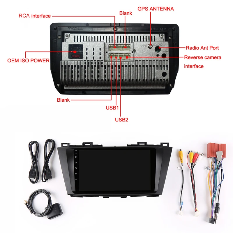 Cheap 9" 2G RAM 32G ROM Android Car DVD Video Player GPS for Mazda 5 2009 2010 2011 2012 2013 car Radio audio stereo headunit wifi 5