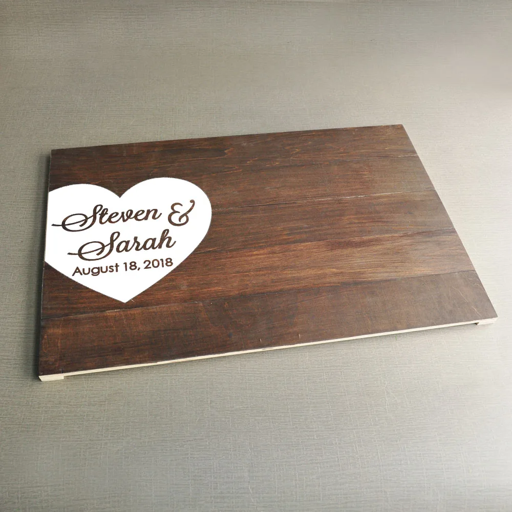 Wedding Guestbook Sign: A Unique Alternative to Traditional Wedding Guest Books, Made of High-Quality Wood for Memorable Wedding Moments and Thoughtful Wedding Gifts image 4