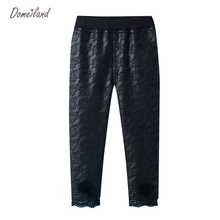 2017 marque de mode DOMEI TERRE coréenne pour enfants vêtements enfants fille pu coton dentelle Florale de sucrerie legging pantalon vêtements