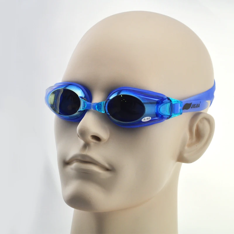 Profesional Myopia swimming goggles for men, anti fog waterproof