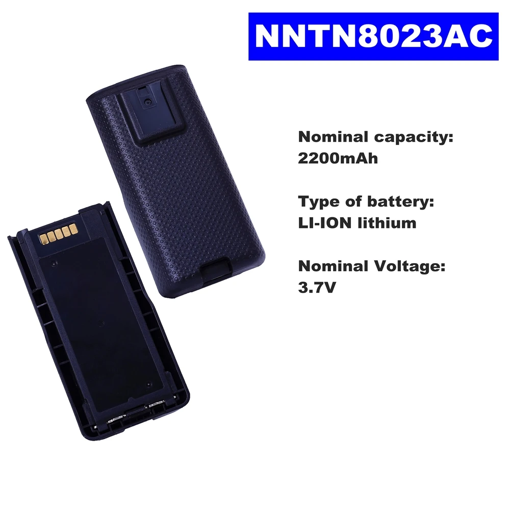 3,7 в 2200 мАч литий-ионный Радио батарея NNTN8023AC для гарнитура Motorola MTP3100/3150/3250 двухстороннее радио
