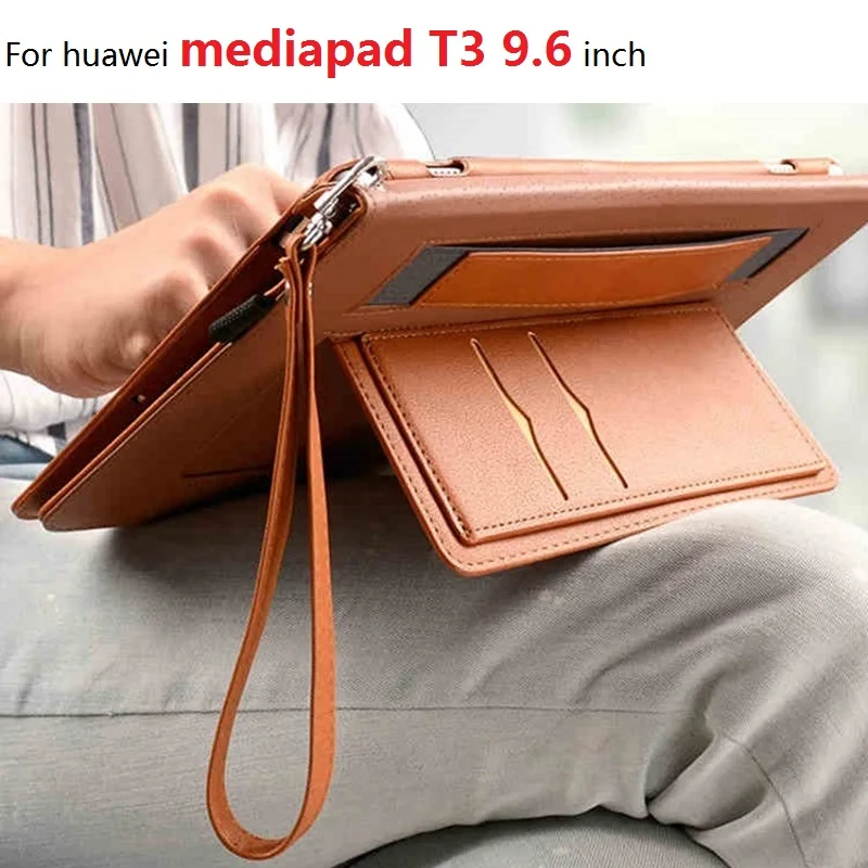 Для huawei mediapad T3 защитный чехол 9 6 дюймов планшет кожаный все включено защита от